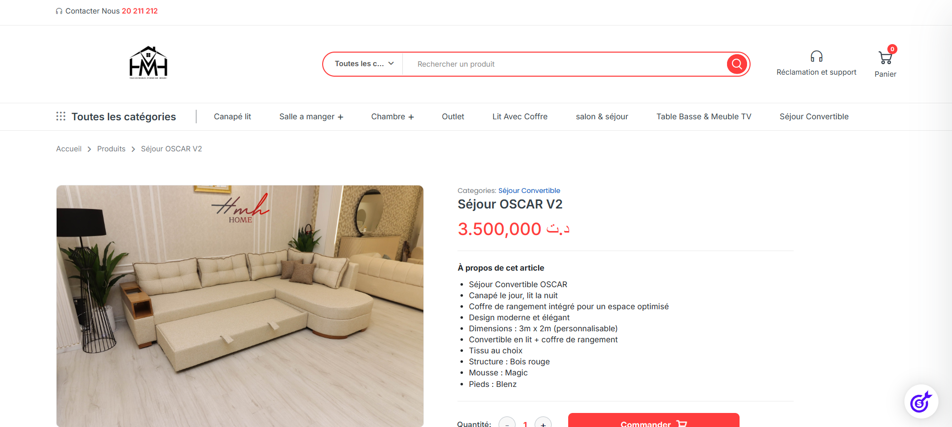 HMH – Home Furniture E-commerce